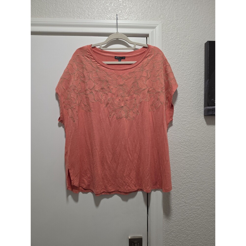 NWT Adrianna Papell Shirt Sz 1X